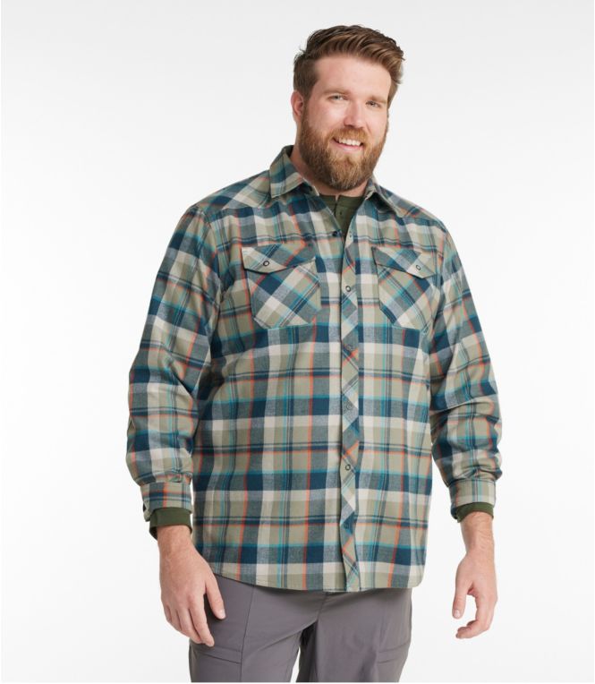 Men's Katahdin Performance Flannel Shirt, Traditional Fit