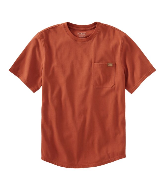 Men's BeanBuilt Cotton Tees, Pocket, Short-Sleeve