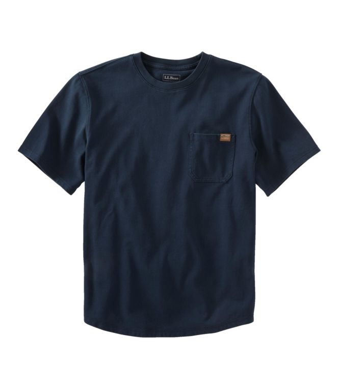 Men's BeanBuilt Cotton Tees, Pocket, Short-Sleeve, Graphic