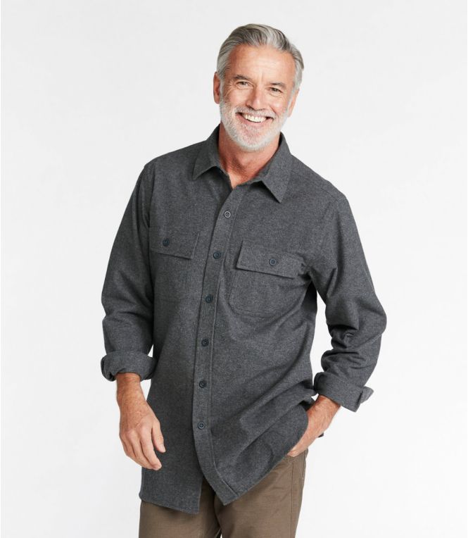 Men's Chamois Shirt, Slightly Fitted
