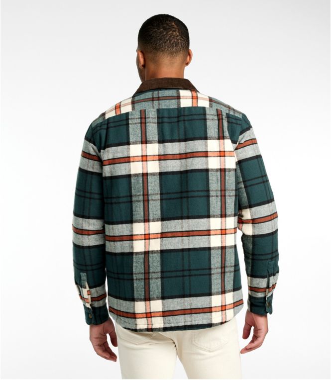 Men's Signature 1933 Chamois Cloth Shirt, Lined, Pattern