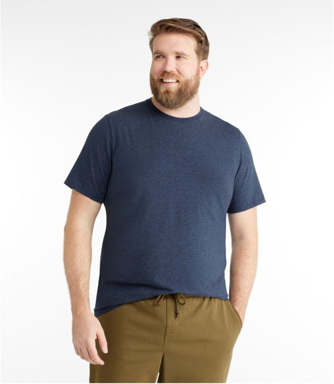 Men's Comfort Stretch Pima Tee Shirt, Short-Sleeve