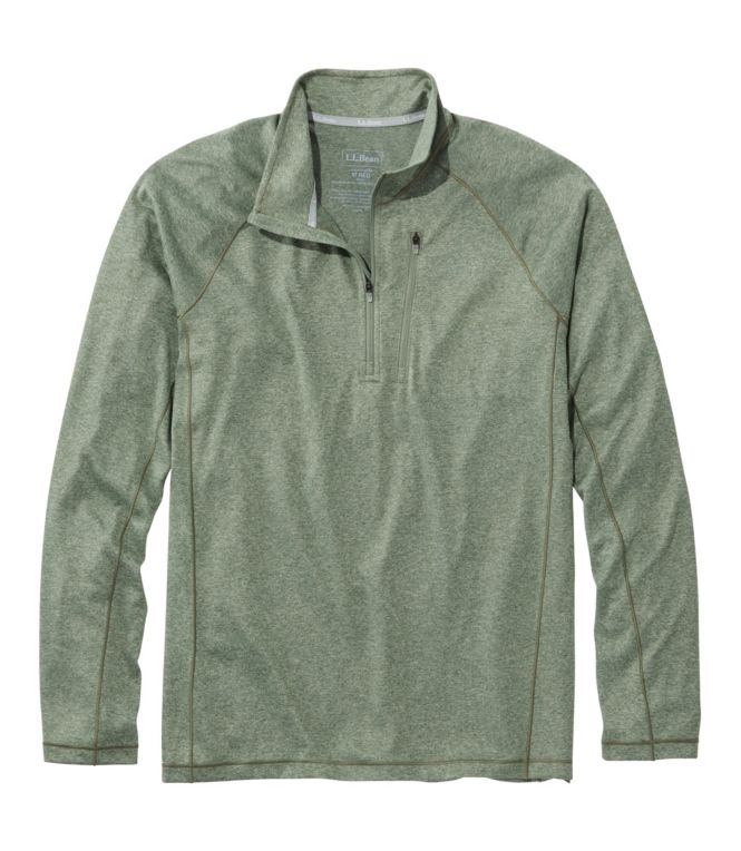Men's Bean's Quick Dry Trail Tee 1/4 Zip