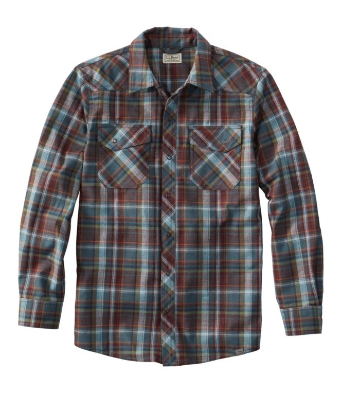 Men's Katahdin Performance Flannel Shirt, Slightly Fitted