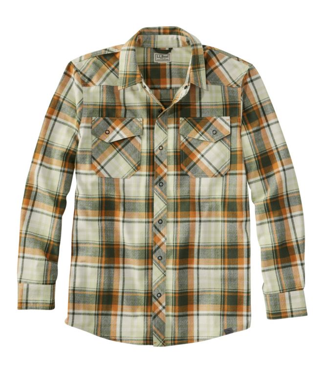 Men's Katahdin Performance Flannel Shirt, Slightly Fitted