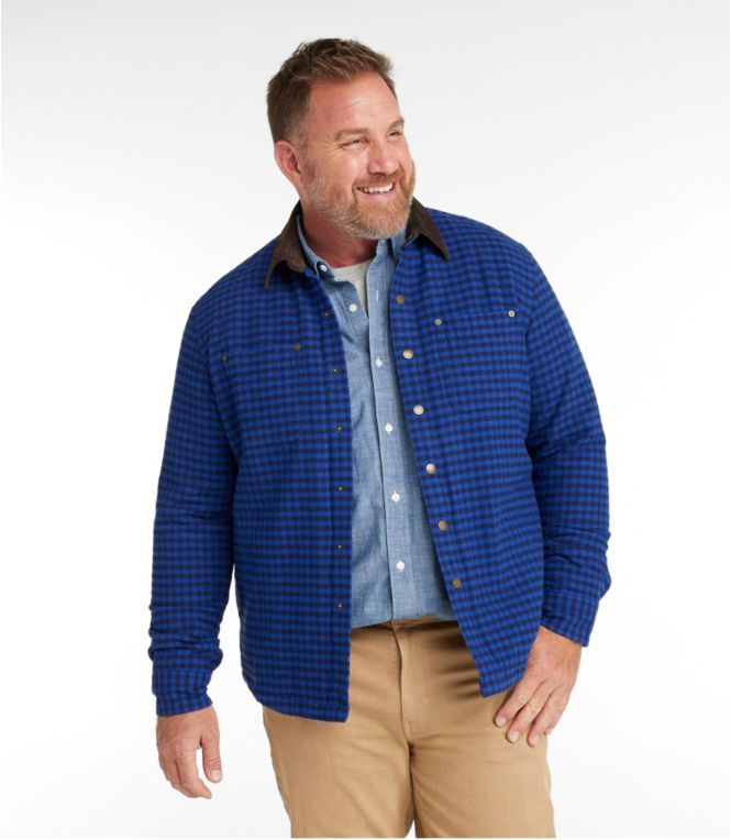 Men's Signature 1933 Chamois Cloth Shirt, Lined, Pattern