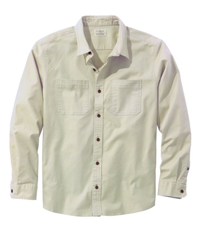 Men's BeanFlex® Twill Shirt, Traditional Untucked Fit, Long-Sleeve