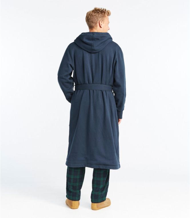 Men's Rugby Robe, Flannel-Lined, Hooded