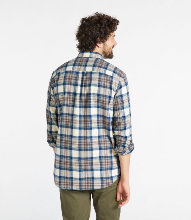 Men's Scotch Plaid Flannel Shirt, Traditional Fit