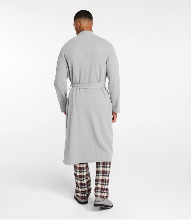Men's Comfort Waffle Robe, Unlined