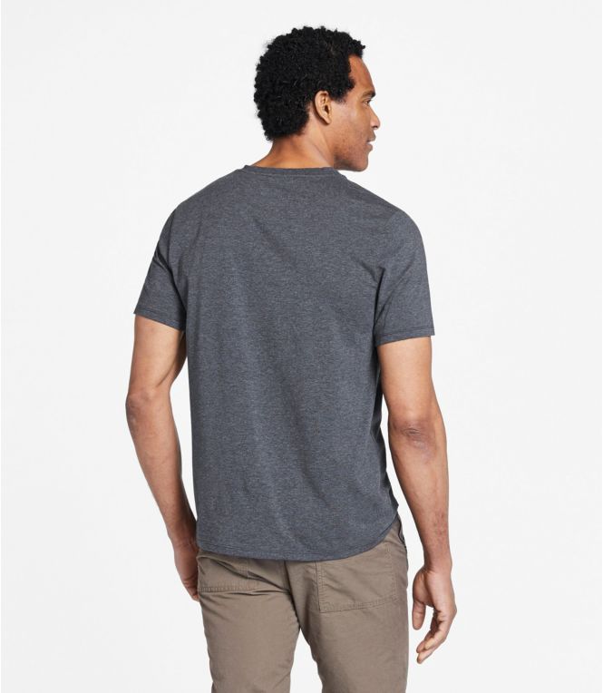 Men's Comfort Stretch Pima Tee, Short-Sleeve, V-Neck