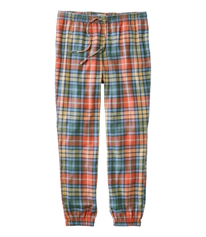 Men's Scotch Plaid Flannel Jogger Pants