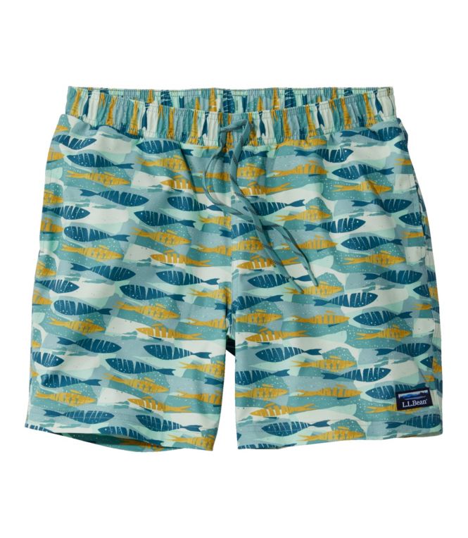 Men's Vacationland Stretch Swim Trunks, 6
