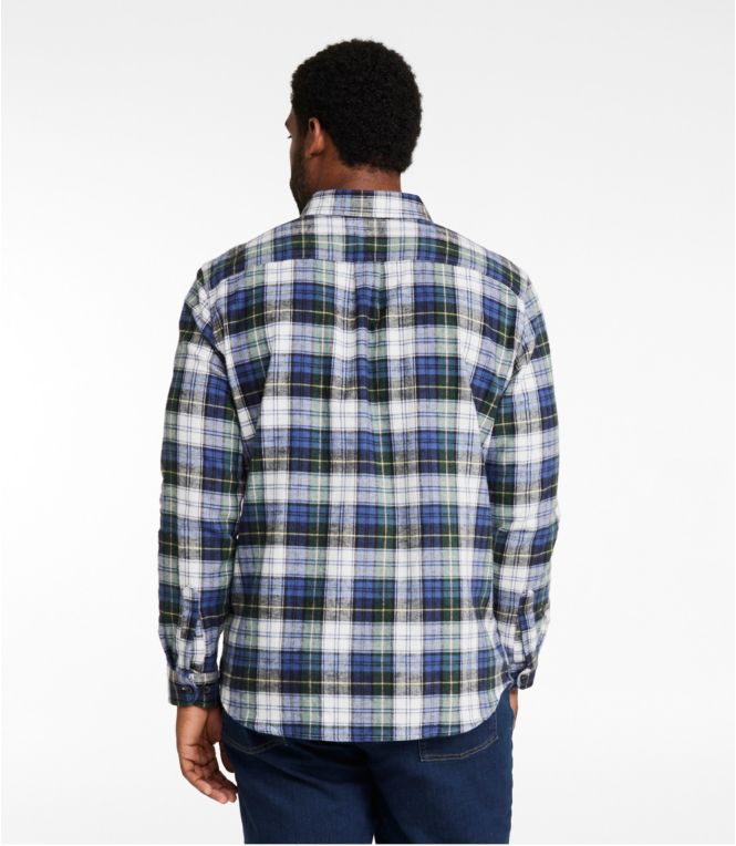 Men's Scotch Plaid Flannel Shirt, Slim Fit