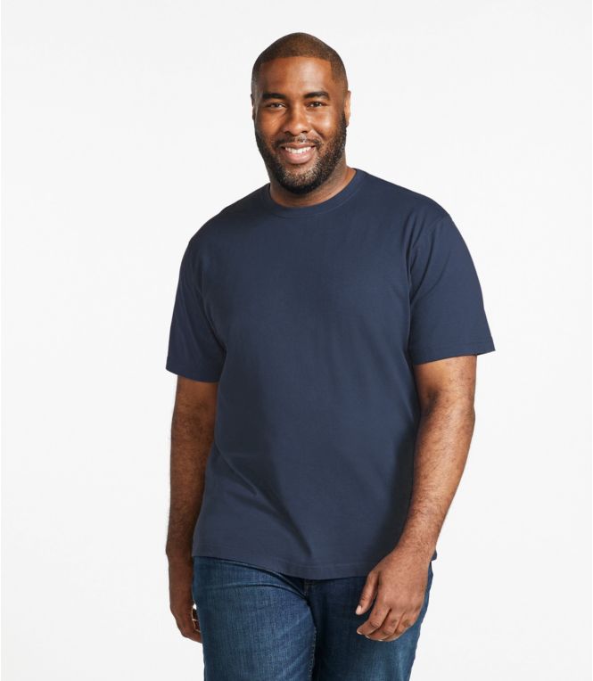 Men's Carefree Unshrinkable Tee, Traditional Fit Short-Sleeve