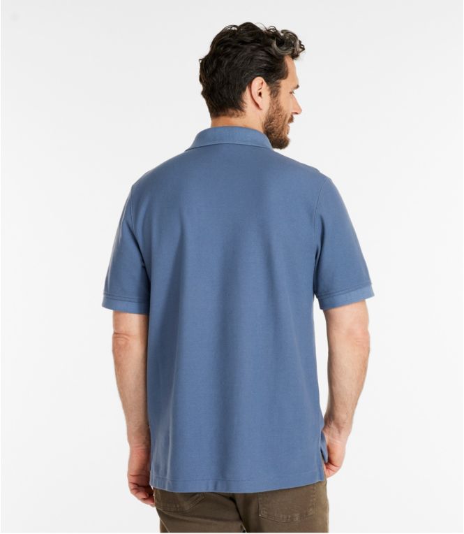 Men's Premium Double L® Polo Banded, Short-Sleeve Without Pocket