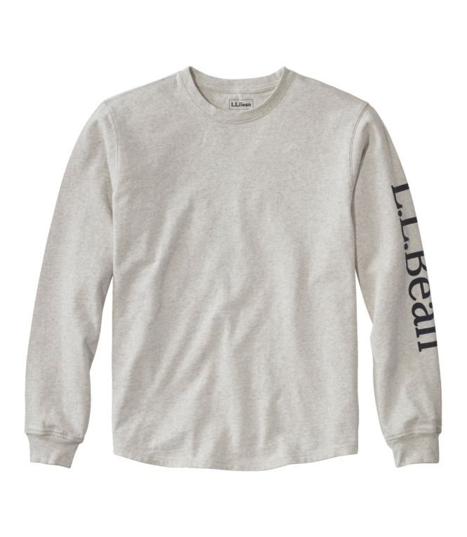 Men's BeanBuilt Cotton Tees, Without Pocket, Long-Sleeve, Graphic