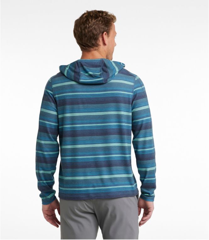 Men's Everyday SunSmart® Tee, Long-Sleeve Hoodie Stripe