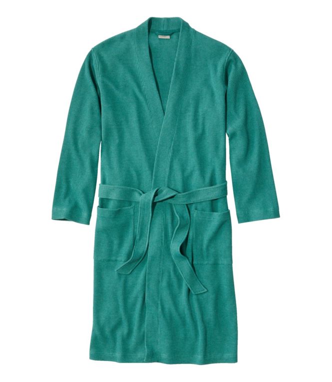 Men's Comfort Waffle Robe, Unlined
