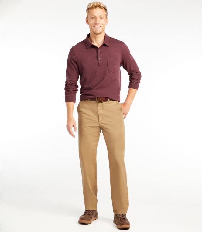 Men's Lakewashed® Stretch Khakis, Natural Fit, Straight Leg