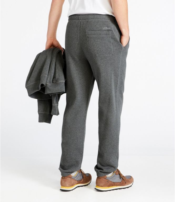 Men's Athletic Sweats, Zip-Fly Sweatpants with Internal Drawstring