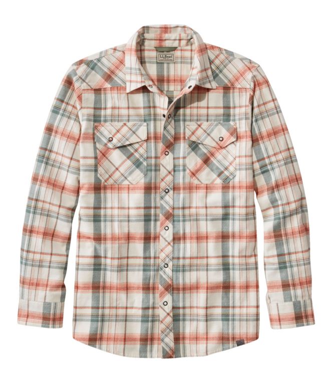 Men's Katahdin Performance Flannel Shirt, Slightly Fitted