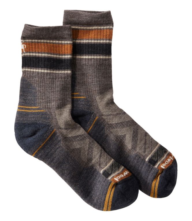 Men's Smartwool Hike Light Cushion Mid Crew Stripe Sock