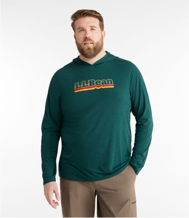 Men's Everyday SunSmart® Hooded Tee, Long-Sleeve Graphic