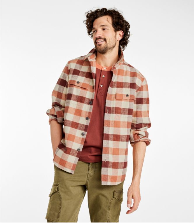 Men's Signature 1933 Chamois Cloth Shirt, Slim Fit, Pattern