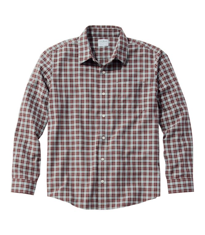 Men's Wrinkle-Free Ultrasoft Brushed Cotton Shirt, Long-Sleeve, Traditional Untucked Fit