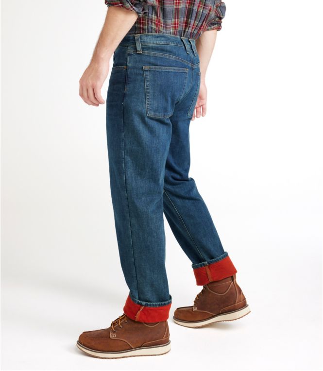 Men's BeanFlex® Jeans, Standard Athletic Fit, Fleece-Lined