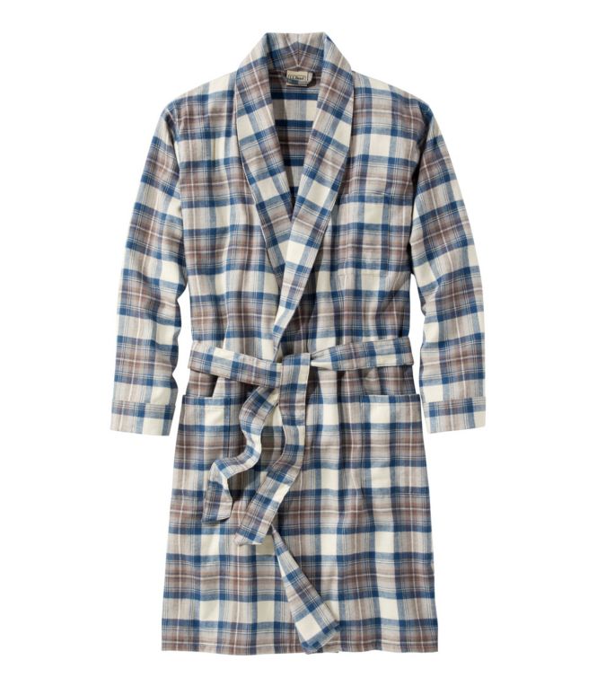 Men's Scotch Plaid Flannel Robe