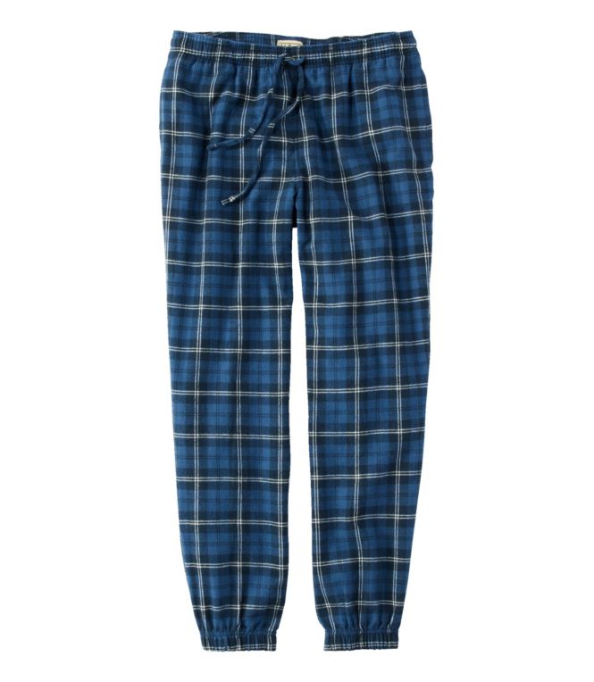 Men's Scotch Plaid Flannel Jogger Pants