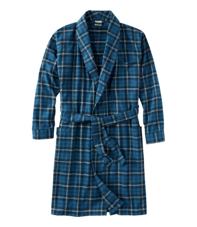 Men's Scotch Plaid Flannel Robe