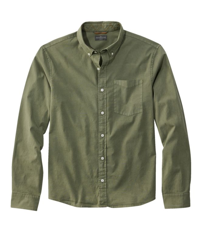 Men's Signature Stretch Poplin Shirt, Long-Sleeve, Slim Fit