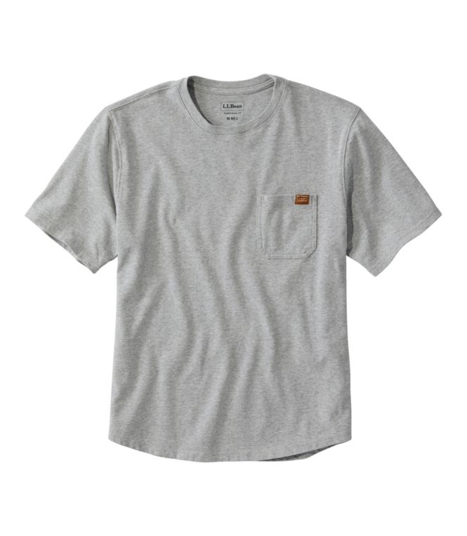 Men's BeanBuilt Cotton Tees, Pocket, Short-Sleeve