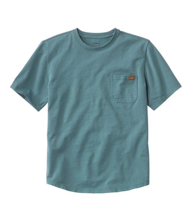 Men's BeanBuilt Cotton Tees, Pocket, Short-Sleeve