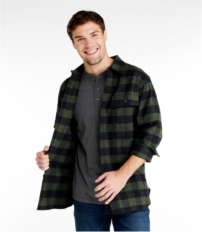 Men's Chamois Shirt, Slightly Fitted, Plaid