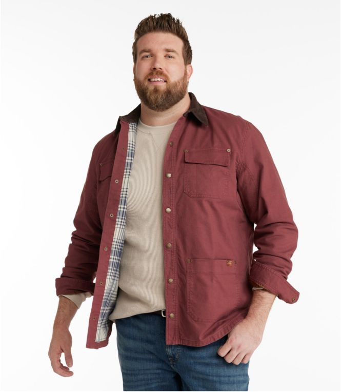 Men's Signature Lined Canvas Shirt Jac