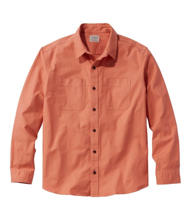Men's BeanFlex® Twill Shirt, Traditional Untucked Fit, Long-Sleeve