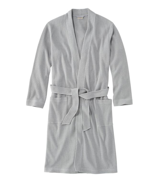 Men's Comfort Waffle Robe, Unlined