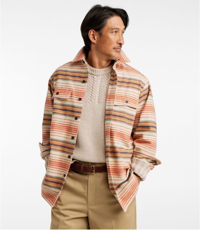 Men's Chamois Shirt, Traditional Fit, Stripe