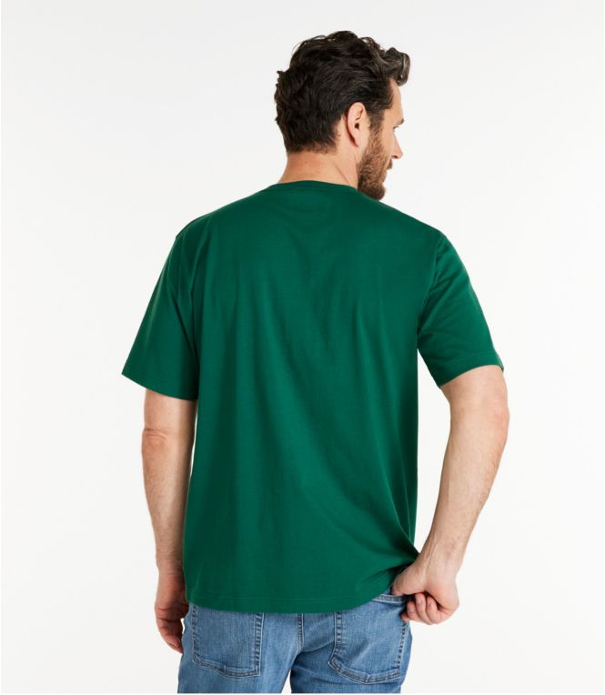 Men's Carefree Unshrinkable Tee, Traditional Fit Short-Sleeve