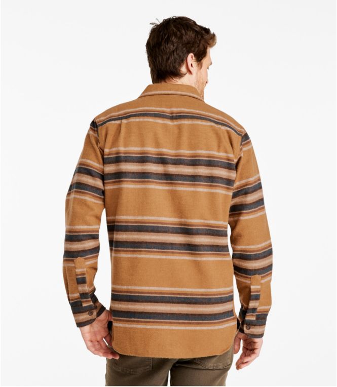 Men's Chamois Shirt, Slightly Fitted, Stripe