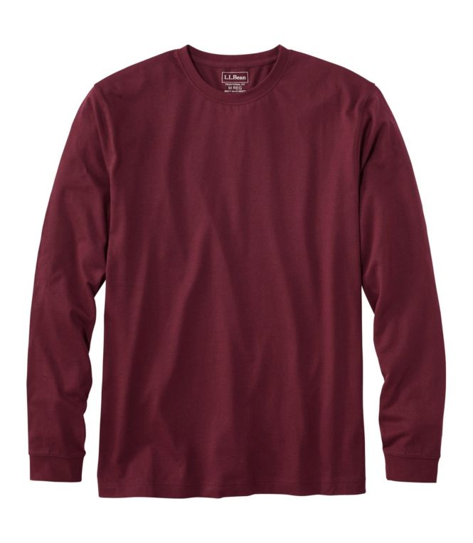 Men's Carefree Unshrinkable Tee, Traditional Fit, Long-Sleeve