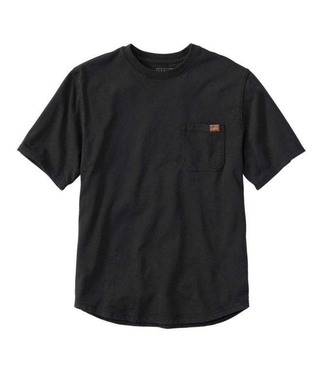 Men's BeanBuilt Cotton Tees, Pocket, Short-Sleeve