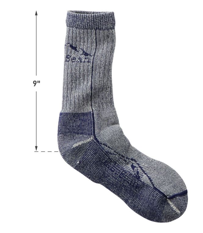 Adults' Cresta Wool Midweight Hiking Socks, Crew