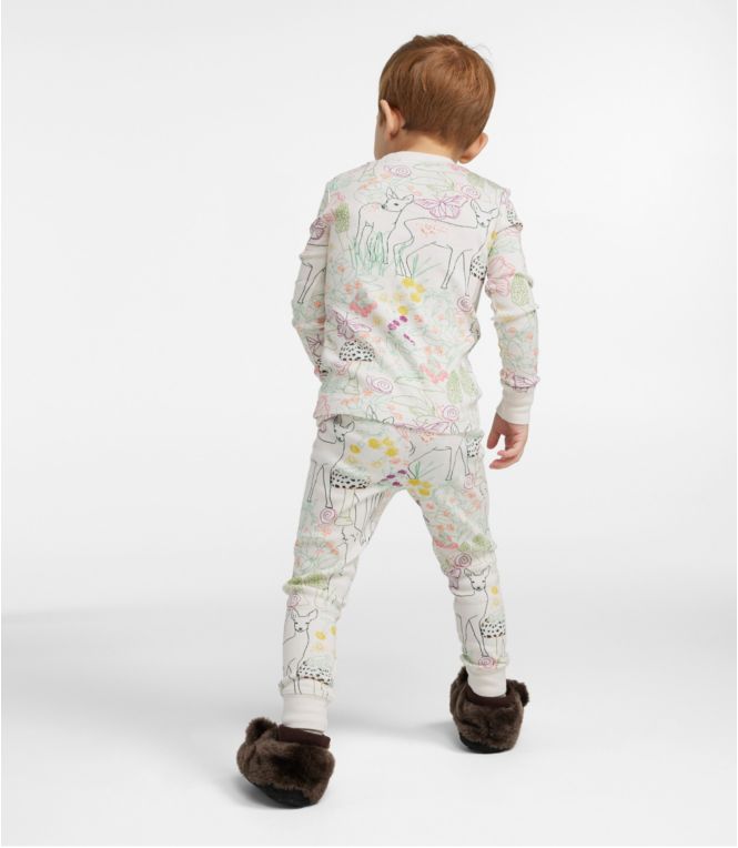 Toddlers' Organic Cotton Fitted Pajamas