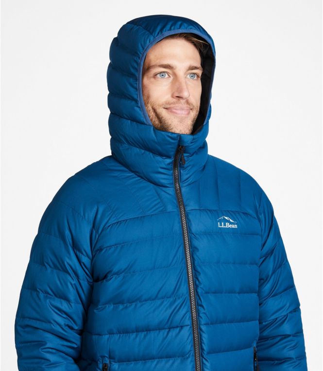Men's Bean's Down Hooded Jacket