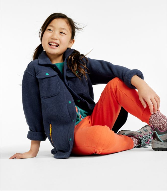 Kids' Cozy Fleece Shirt Jacket